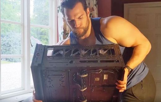 Watch Henry Cavill Assemble a New PC