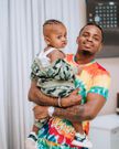 Diamond Platnumz with Tanasha Donna and Naseeb Junior