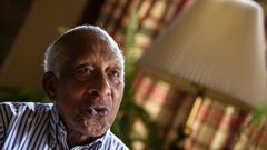 Dan Smith, 88, represents a living link to the nation's dark past: his father Abram was born a slave, 157 years ago