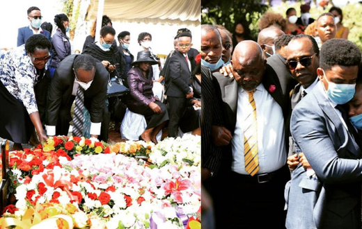 Photos from the Burial  ceremony of the late David Waiganjo Mbiyu