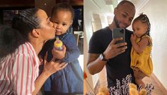Actor Nick Mutuma, Bridget and their daughter Dua.  (Courtesy/Instagram)