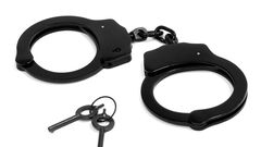 Stock photo of handcuffs