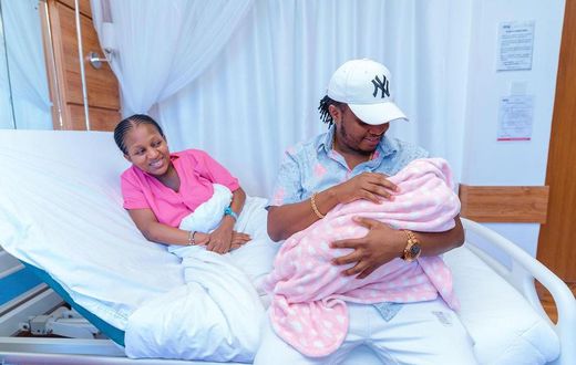 DK Kwenye Beat and his wife Shanice Wangechi