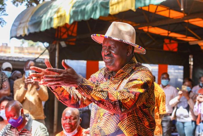 Former Prime Minister Raila Odinga