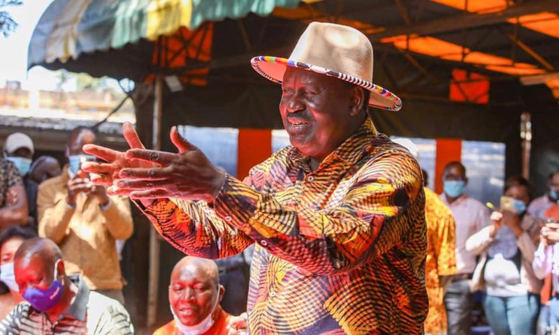 Former Prime Minister Raila Odinga