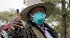 76-yr-old Yoweri Museveni re-elected as Ugandan President for 6th term (bbc)