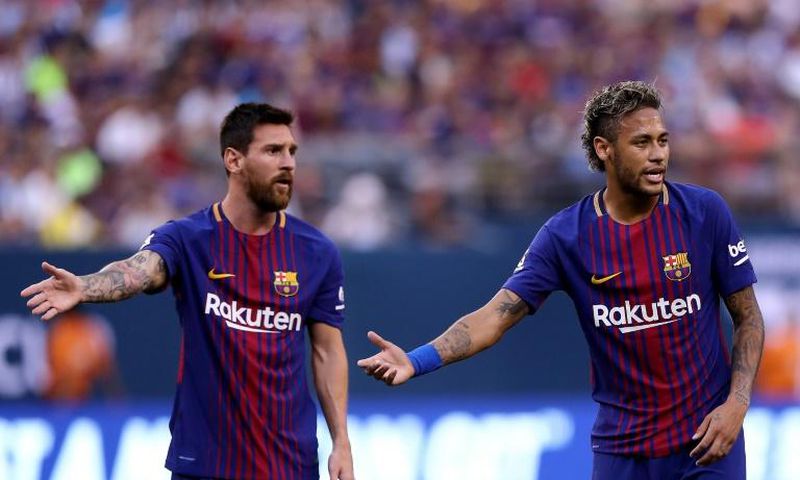 Lionel Messi and Neymar played four seasons together at Barcelona
