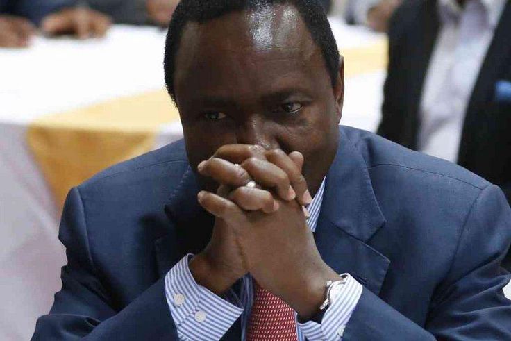 Wiper leader Kalonzo Musyoka during a meeting