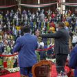 President Uhuru Kenyatta at Bomas of Kenya during the BBI launch