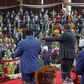 President Uhuru Kenyatta at Bomas of Kenya during the BBI launch