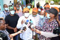 ODM party officials speaking after Msambweni by-election candidate Omar Boga was cleared to vie by IEBC