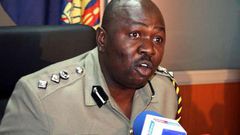 Police spokesperson Charles Owino during a past media briefing