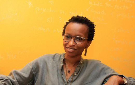 The late Bob Collymore's widow, Wambui Kamiru Collymore