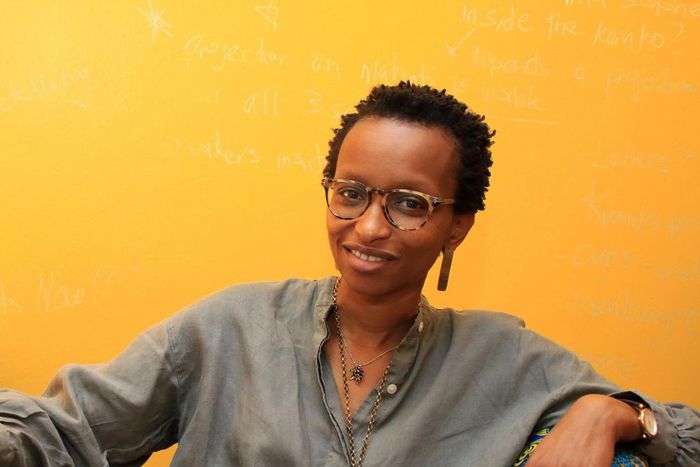 The late Bob Collymore's widow, Wambui Kamiru Collymore