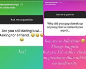 Jacque Naisenya insta-story posts