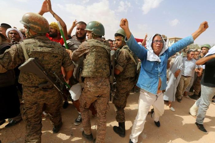 Protestors have been blockading oil and gas facilites in southern Tunisia since July demanding new investment and jobs