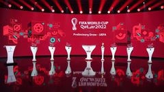 The draw for the European qualifiers for the 2022 World Cup took place in a virtual ceremony without an audience