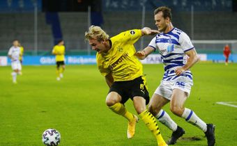Borussia Dortmund's Julian Brandt came off the bench in Germany's September 6 1-1 draw at Switzerland