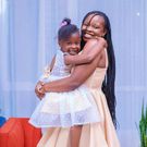 Yvette Obura with daughter Mueni Bahati