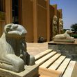 These statues guard the entrance to the Sudan National in Khartoum which is to get a face-lift after years of neglect