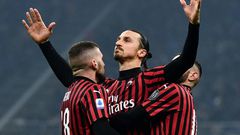 Ibrahimovic returned to the San Siro in January