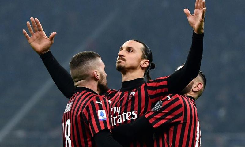 Ibrahimovic returned to the San Siro in January