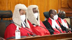 Special Supreme Court proceedings held as Chief Justice David Maraga retired on January 11, 2021