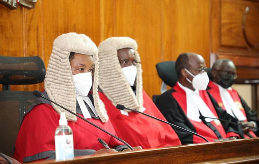 Special Supreme Court proceedings held as Chief Justice David Maraga retired on January 11, 2021