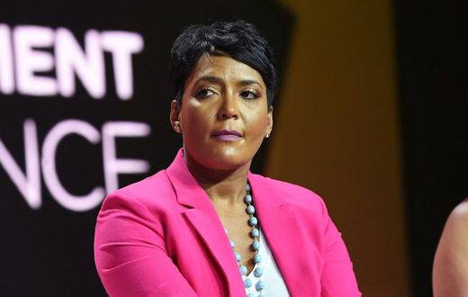 Atlanta mayor Keisha Lance Bottoms, pictured in 2018, has framed the disagreement as a public health policy dispute, while state authorities have said they are focused on the technicalities of their parallel mandates