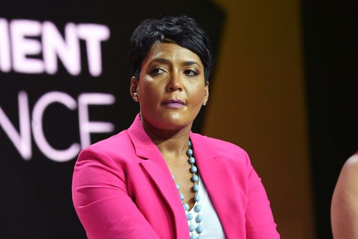 Atlanta mayor Keisha Lance Bottoms, pictured in 2018, has framed the disagreement as a public health policy dispute, while state authorities have said they are focused on the technicalities of their parallel mandates