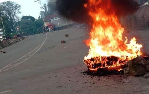 Protests in Kisii town ahead of Deputy President William Ruto's visit