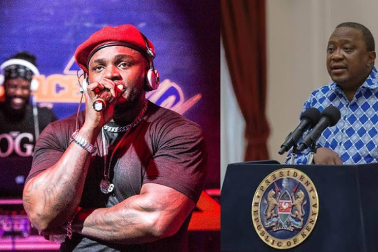 Rapper Khaligraph Jones pitted against President Uhuru Kenyatta