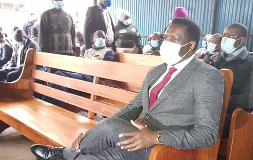 Tharaka Nithi Governor Muthomi Njuki when he appeared in court over Sh34 million corruption