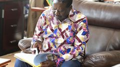 Former Prime Minister Raila Odinga
