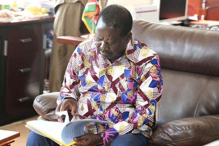 Former Prime Minister Raila Odinga