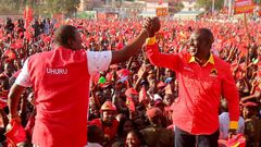 File Image- President Uhuru Kenyatta and Deputy President William Ruto