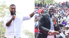 Mombasa Governor Hassan Joho with Deputy President William Ruto