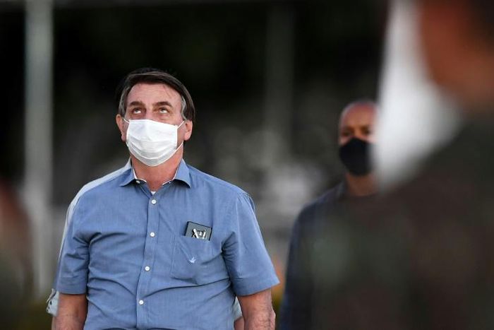 Brazilian President Jair Bolsonaro says he has tested negative for the coronavirus