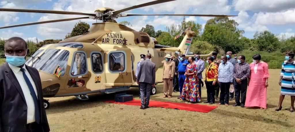 Uhuru arrives at Sagana ahead of Saturday’s meeting
