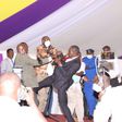 MPs Simba Arati and Sylvanus Osoro exchange blows at Burial ceremony in Kisii (Photos)