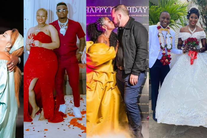 Zari with her new Man, Harmonize with Frida Kajala, Anita Nderu with Mzungu Bae, Mbaruk Mwalimu with Wife.