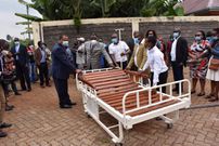 Sample ICU bed made by 2 Kenyan innovators Mungai Gathongo and Joseph Muhinja in Githunguri, Kiambu County