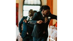 Matata’s Freddy Milanya weds longtime Mzungu girlfriend in lavish affair (Photos)