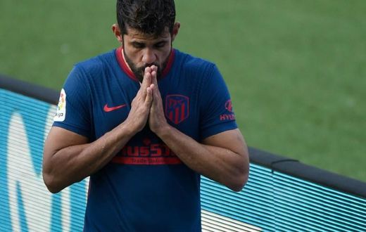 Diego Costa returned to Atletico Madrid in January 2018