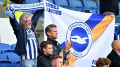 Fans attend a pre-season friendly between Brighton and Chelsea