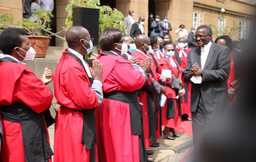 Special court proceedings held as Chief Justice David Maraga retires on January 11, 2021