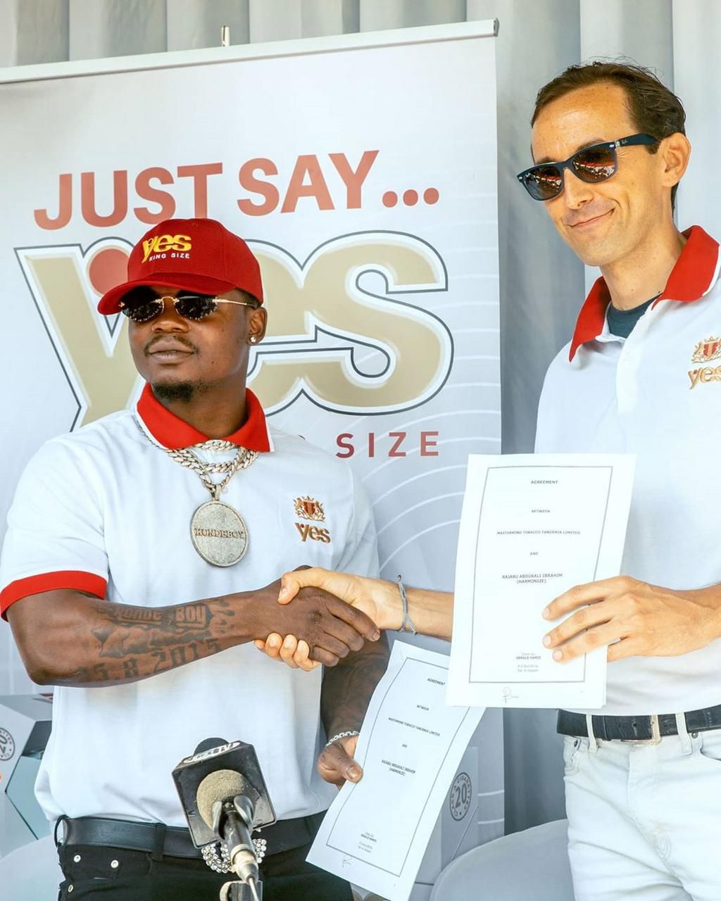 Harmonize appointed Yes Ambassador