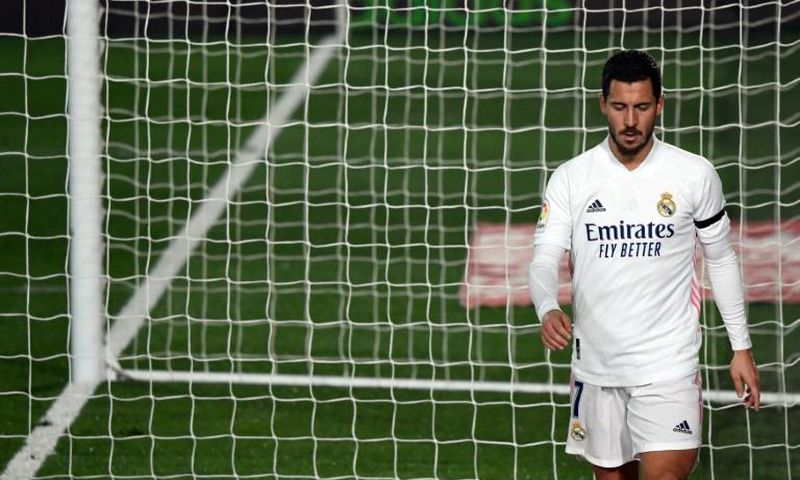 Eden Hazard's time at Real Madrid has been blighted by injury and illness