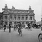 In 1947, Parisians used alternative means of transport during a general strike