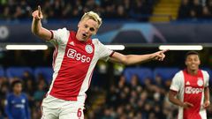 Midfielder Donny van de Beek has joined Manchester United from Ajax